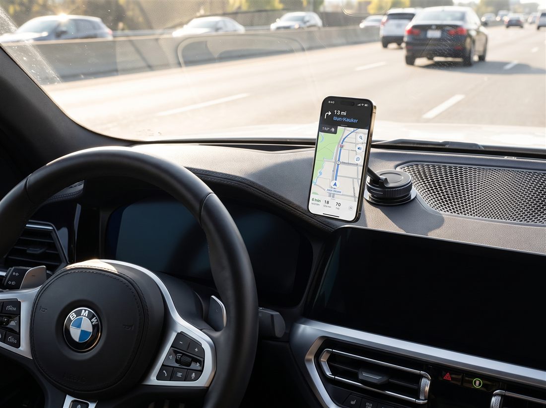 Driving safely hands-free with MagGrip